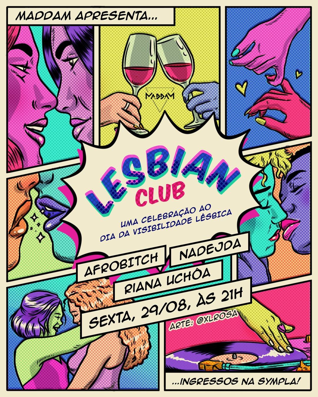 MaddaM apresenta: Lesbian Club!
