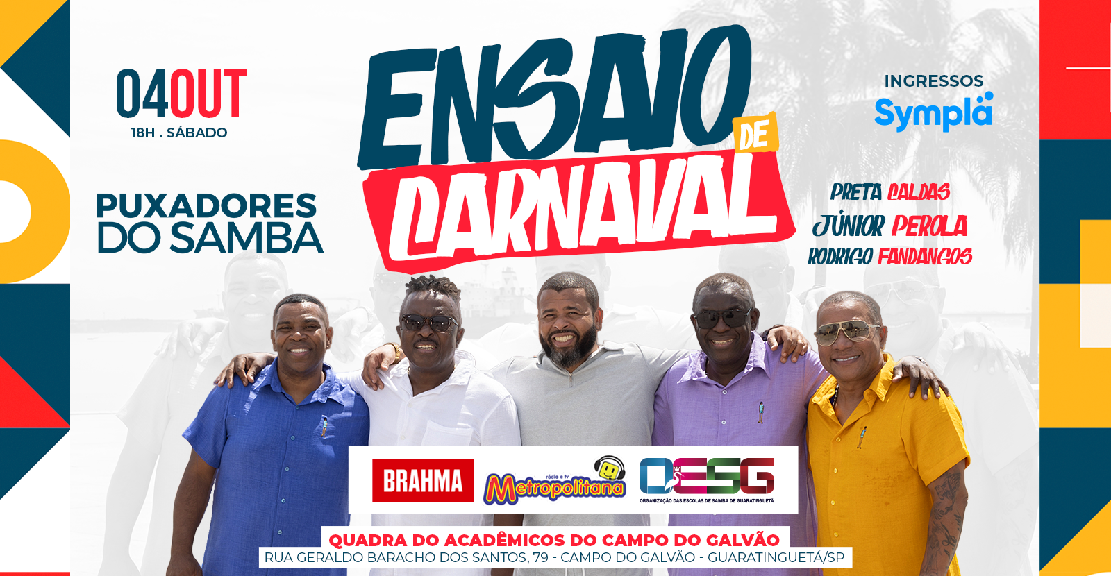 ENSAIO DE CARNAVAL DO BLOCO DO PÉROLA