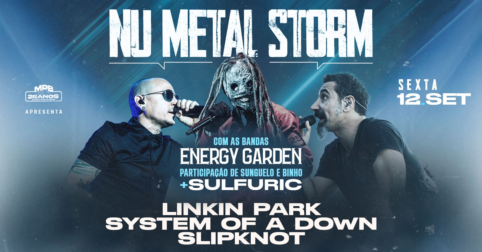 Image for the event: NU METAL STORM  -  Linkin Park + System of a Dawn + Slipknot (covers)
