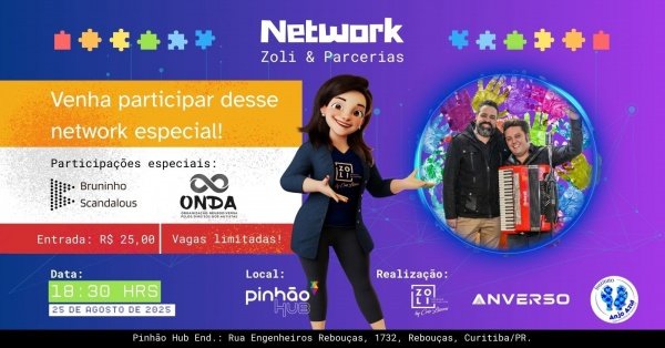 Imagem do evento Network Zoli & Parcerias - 25/08/2025