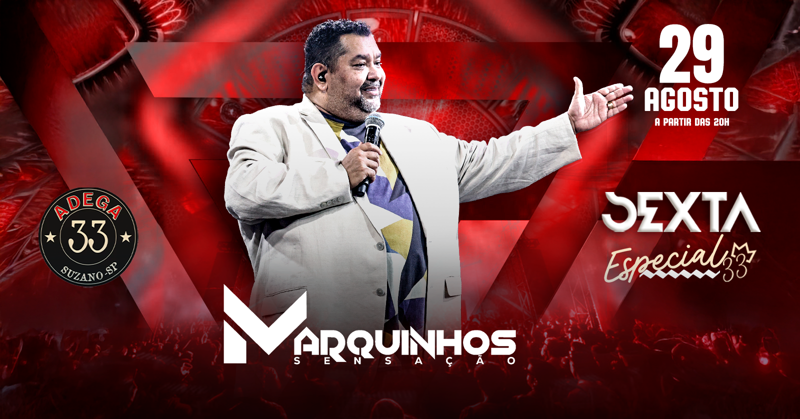 Marquinhos Sensação no Adega 33 Suzano