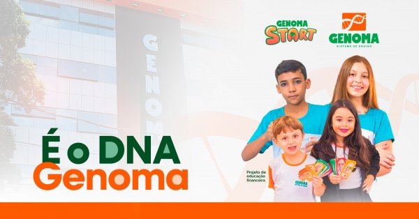 Imagem do evento Admissão 2026 | Seletiva de bolsas Genoma | Ed. Infantil e Anos Iniciais