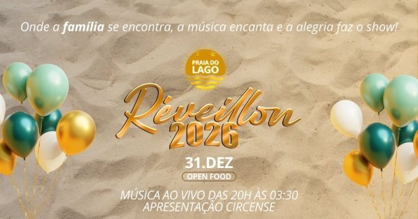 Imagem do evento Réveillon Praia do Lago 2026
