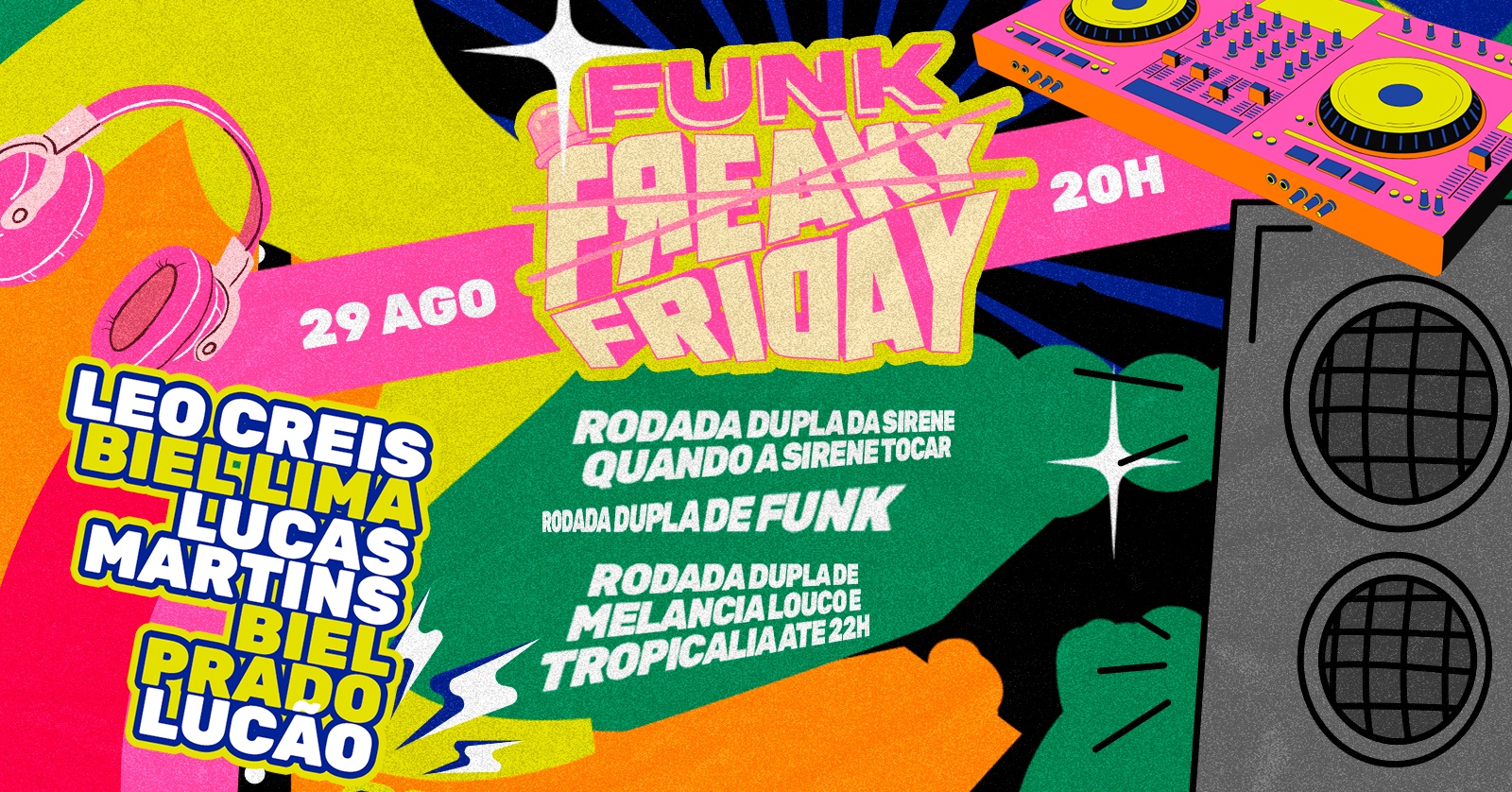 Freaky Friday | Funk Friday  29/08  Major Lock