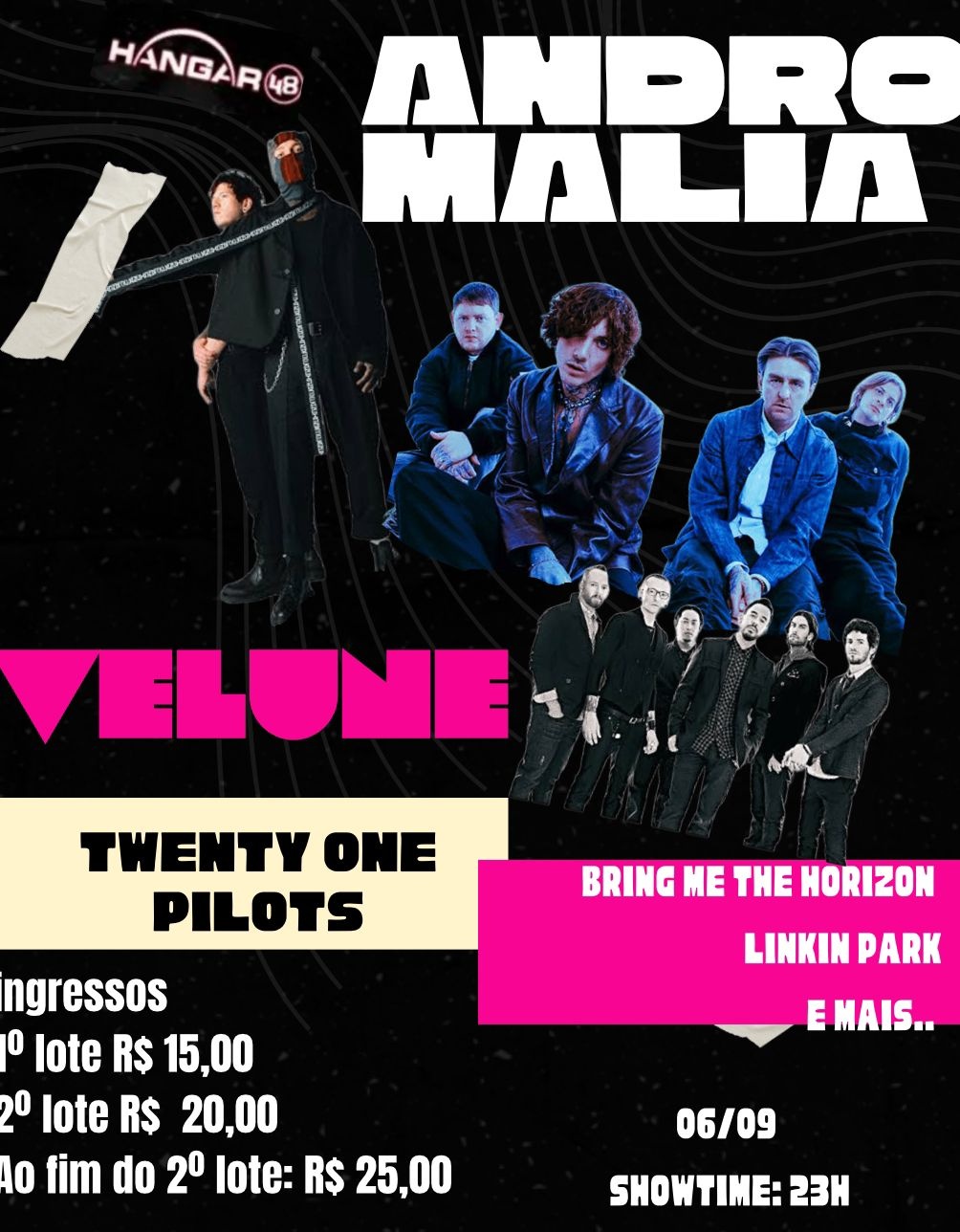 Andromalia & Velune, Ponta Grossa - PR | Hangar 48 Rock Bar