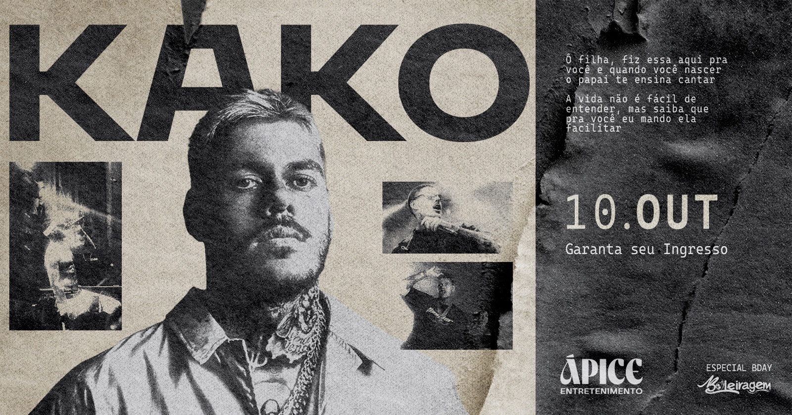 10.10 | Mc KAKO na Ápice - Especial BDAY Boleiro