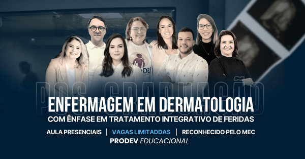 Imagem do evento PÓS-GRADUAÇÃO EM ENFERMAGEM DERMATOLÓGICA 2026.1 (PRESENCIAL)