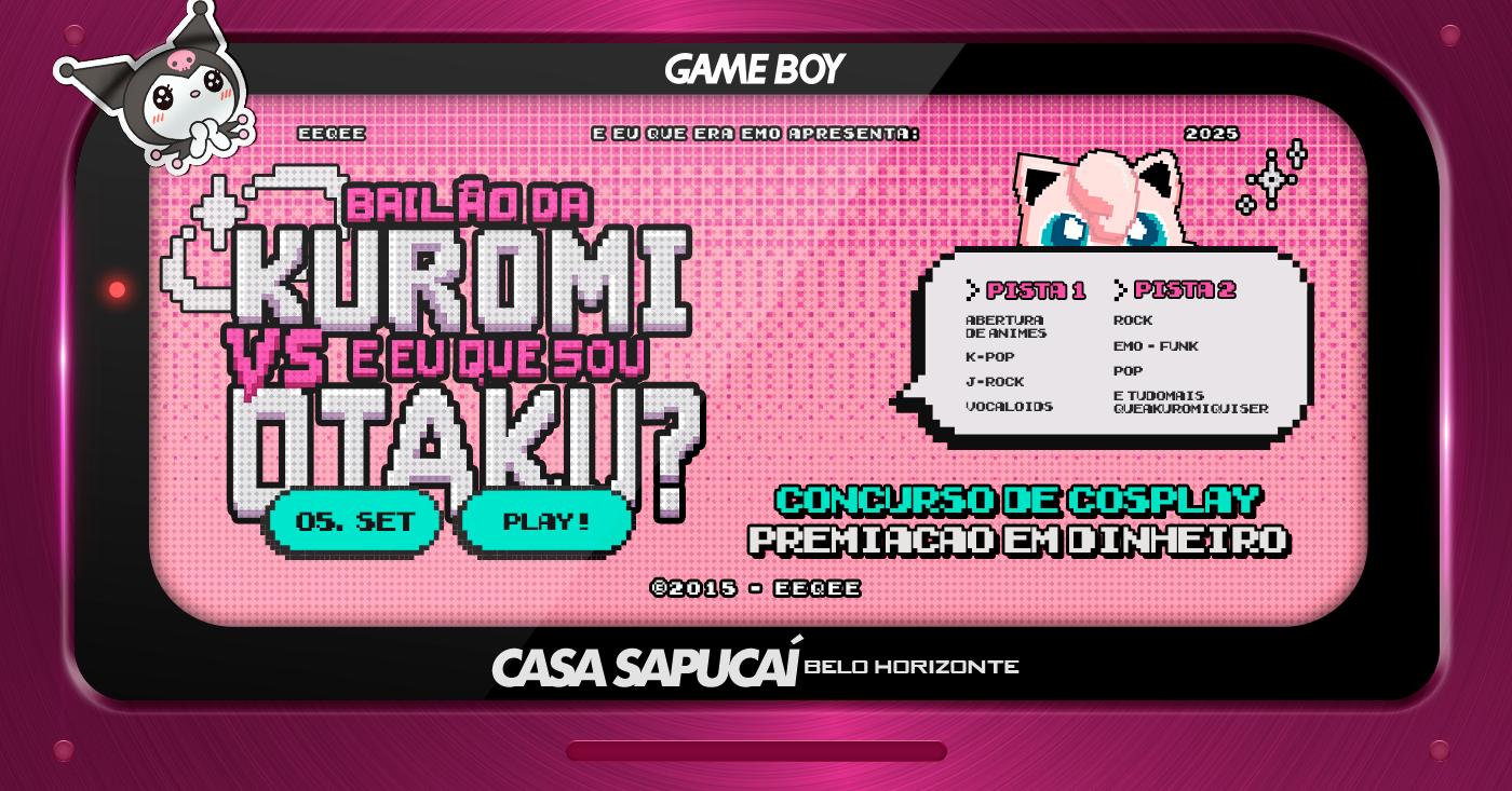 E eu que sou Otaku? BH - Bailão da Kuromi na Sapucaí