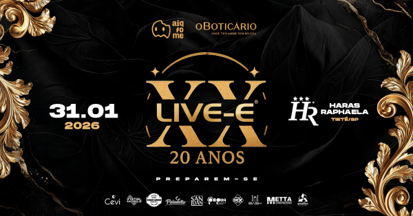 Imagem do evento LIVE-E 20 ANOS A FESTA