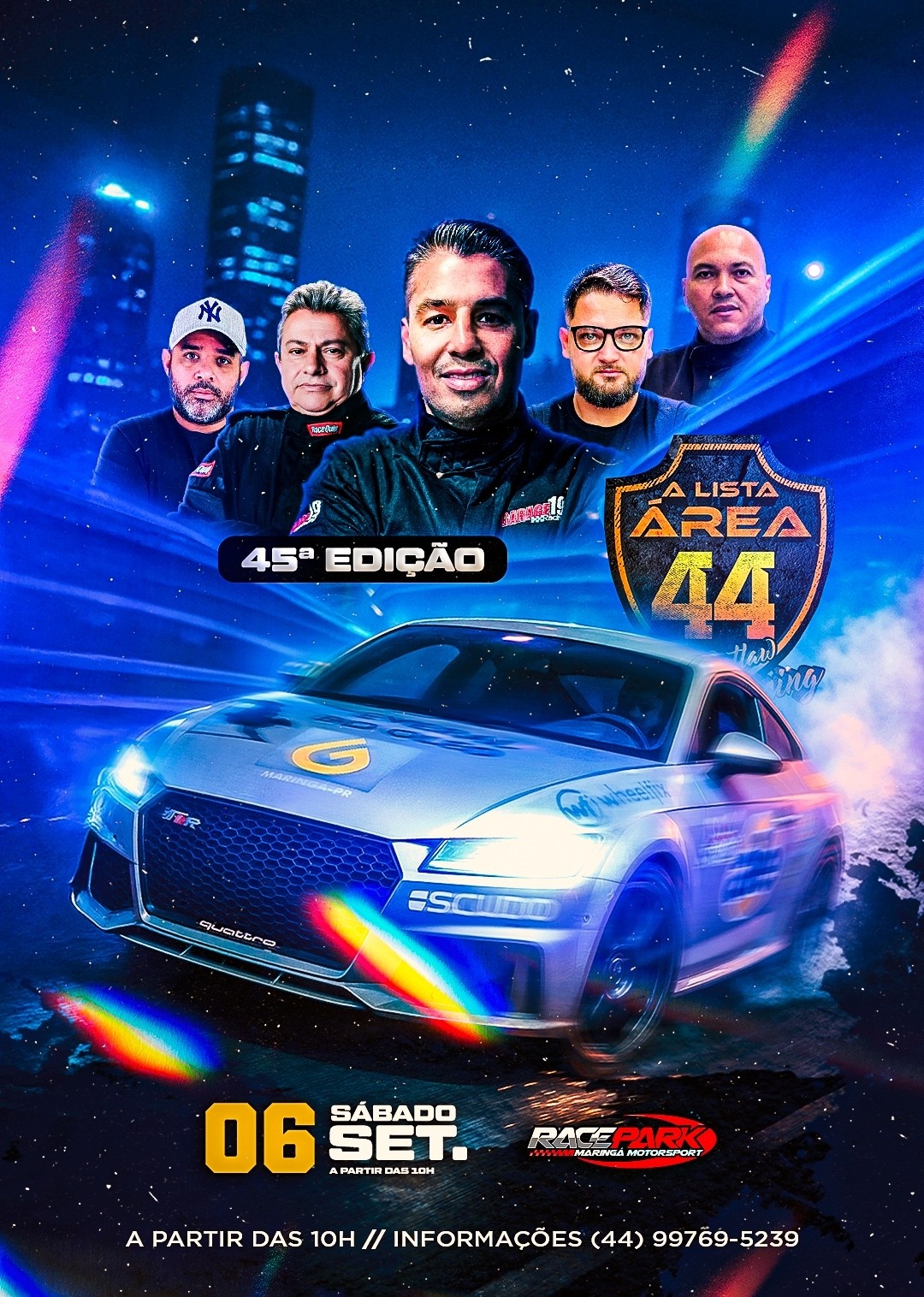 Image for the event: 45° edição da lista área 44 carros