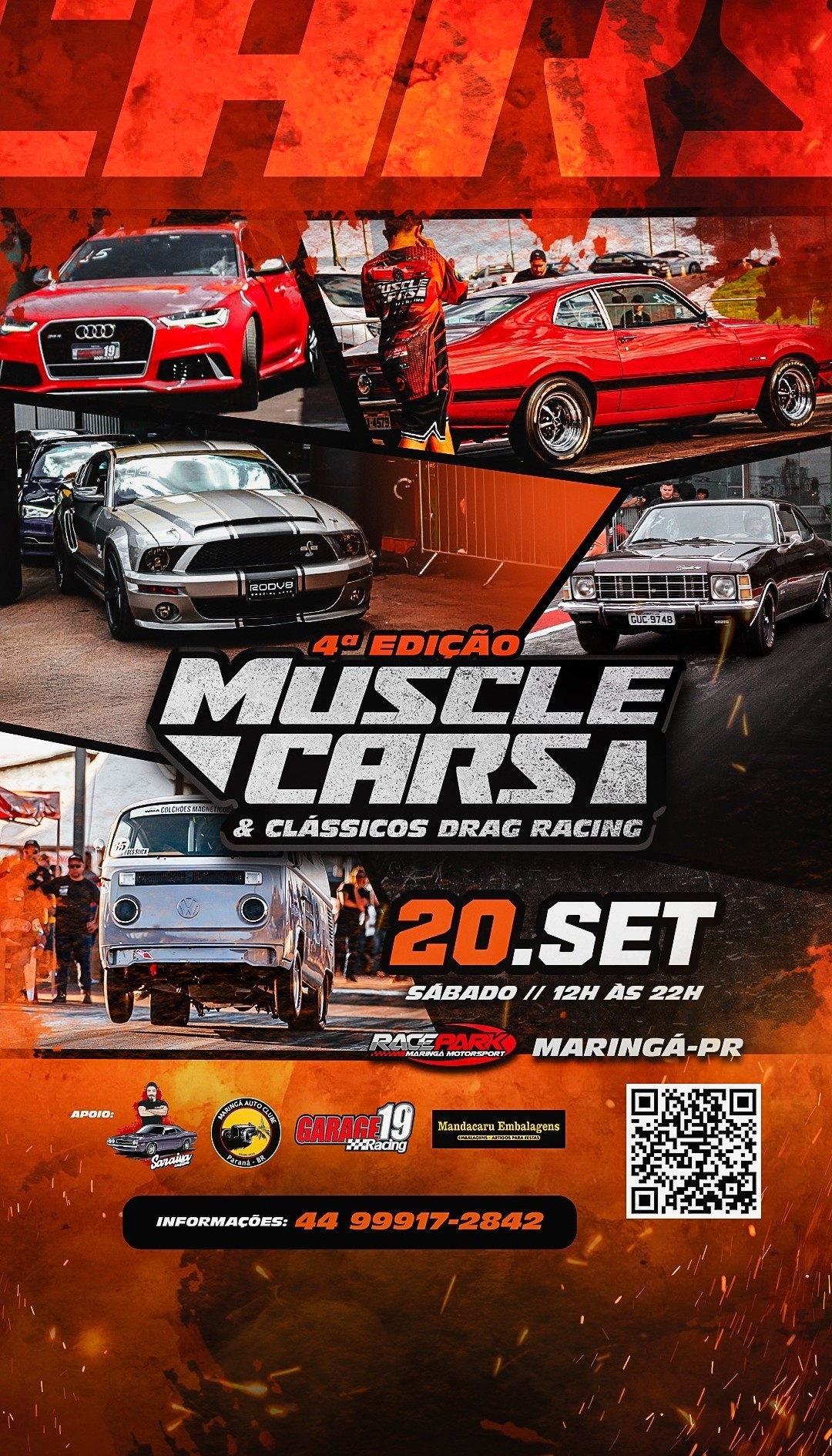 Image for the event: 4° edição Muscle Cars Drag Race