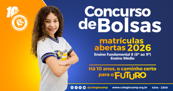 Imagem do evento 20/01 - Concurso de Bolsas às 14h