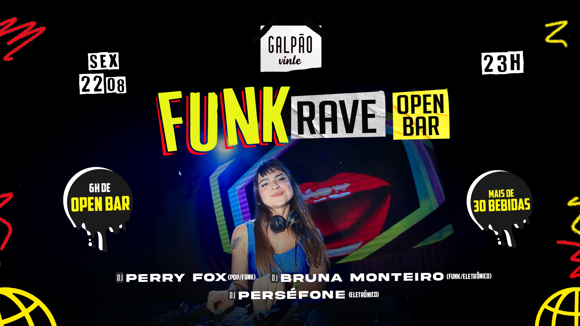FUNK RAVE OPEN BAR - Galpão 20 em Ribeirão Preto - Sympla
