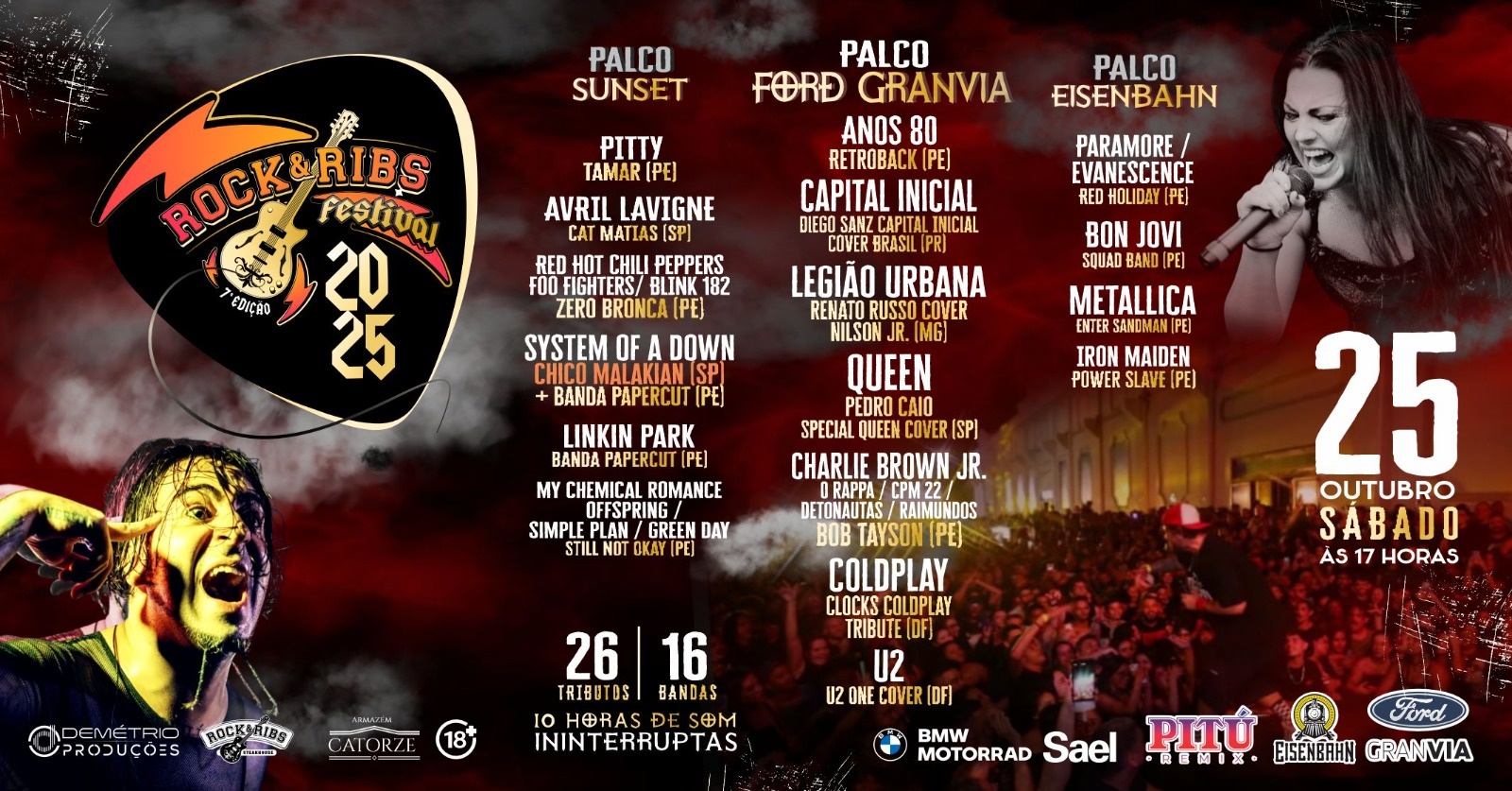 Rock And Ribs Festival - 7º Edição em Recife