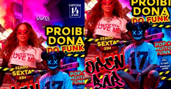 Imagem do evento Proibidona do Funk