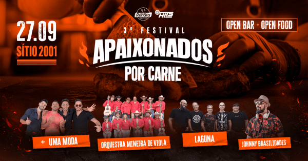 Imagem do evento 3º FESTIVAL APAIXONADOS POR CARNE