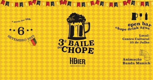 Imagem do evento 3º Baile do Chope HBier