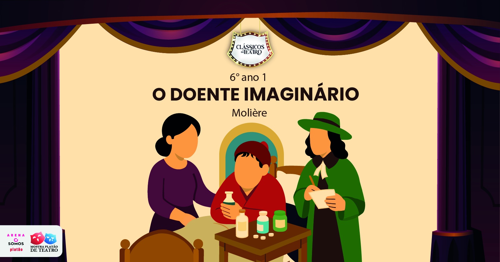 Image for the event: O Doente Imaginário - 6º ano 1 - 19h30