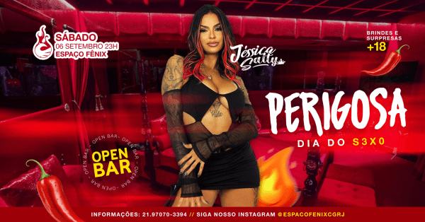 Imagem do evento PERIGOSA - DIA DO S3XO COM JÉSSICA SALTY