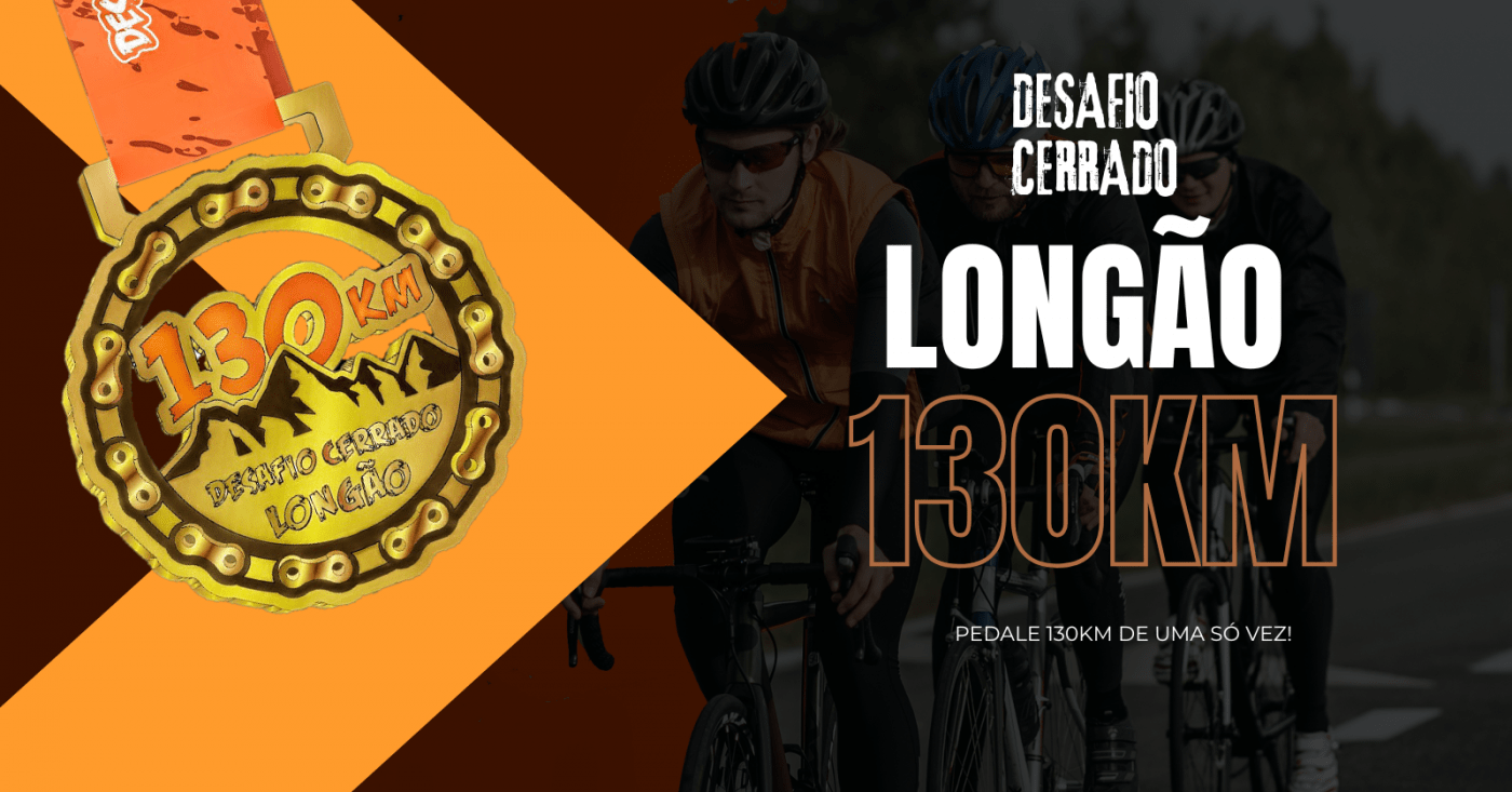 Desafio Cerrado Virtual Longão 130km - online - Sympla