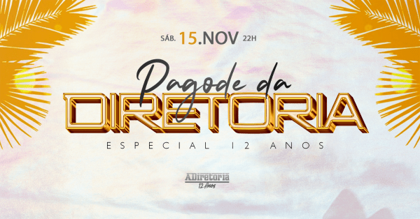 Imagem do evento Pagode da Diretoria 12 anos