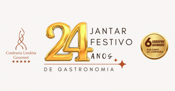 Imagem do evento Jantar Festivo de 24 anos de Gastronomia