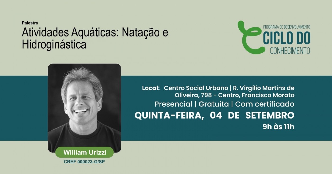 Atividades Aquáticas: Natação e Hidroginástica em Francisco Morato - Sympla