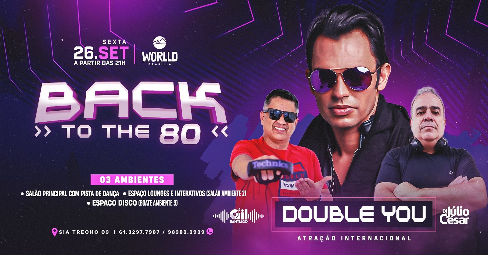 Back To The 80 - Double You | Worlld Brasília