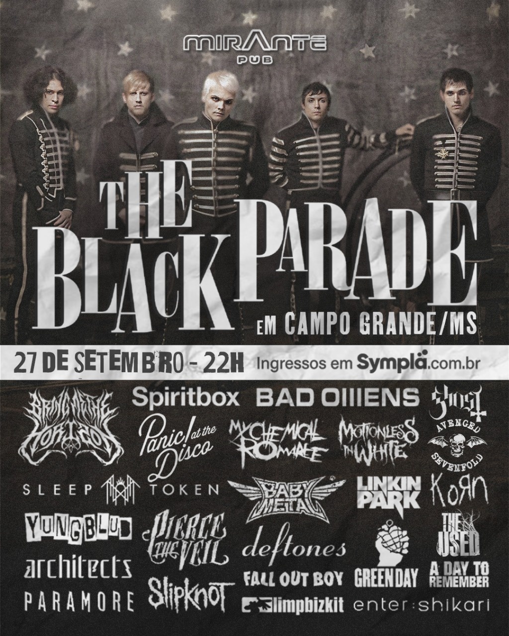 The Black Parade | Campo Grande/MS em Campo Grande - Sympla