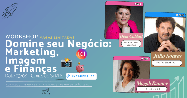 Imagem do evento Domine seu Negócio: Marketing, Imagem e Finanças