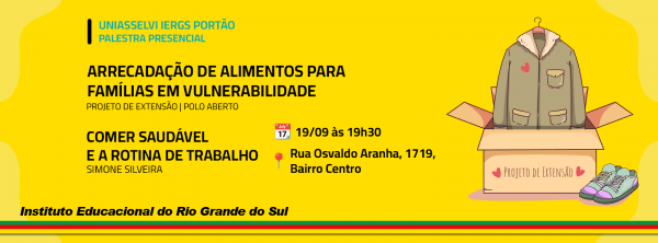 Imagem do evento Comer Saudável e a Rotina de Trabalho