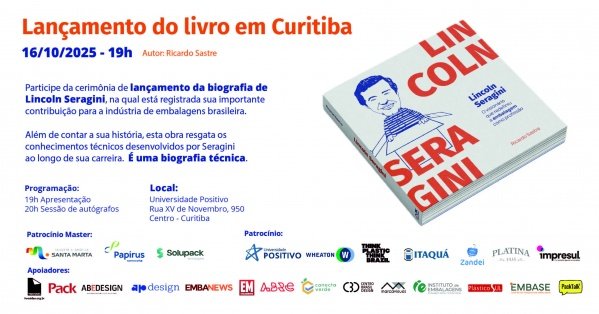 Imagem do evento Lançamento da Biografia técnica de Lincoln Seragini - Curitiba
