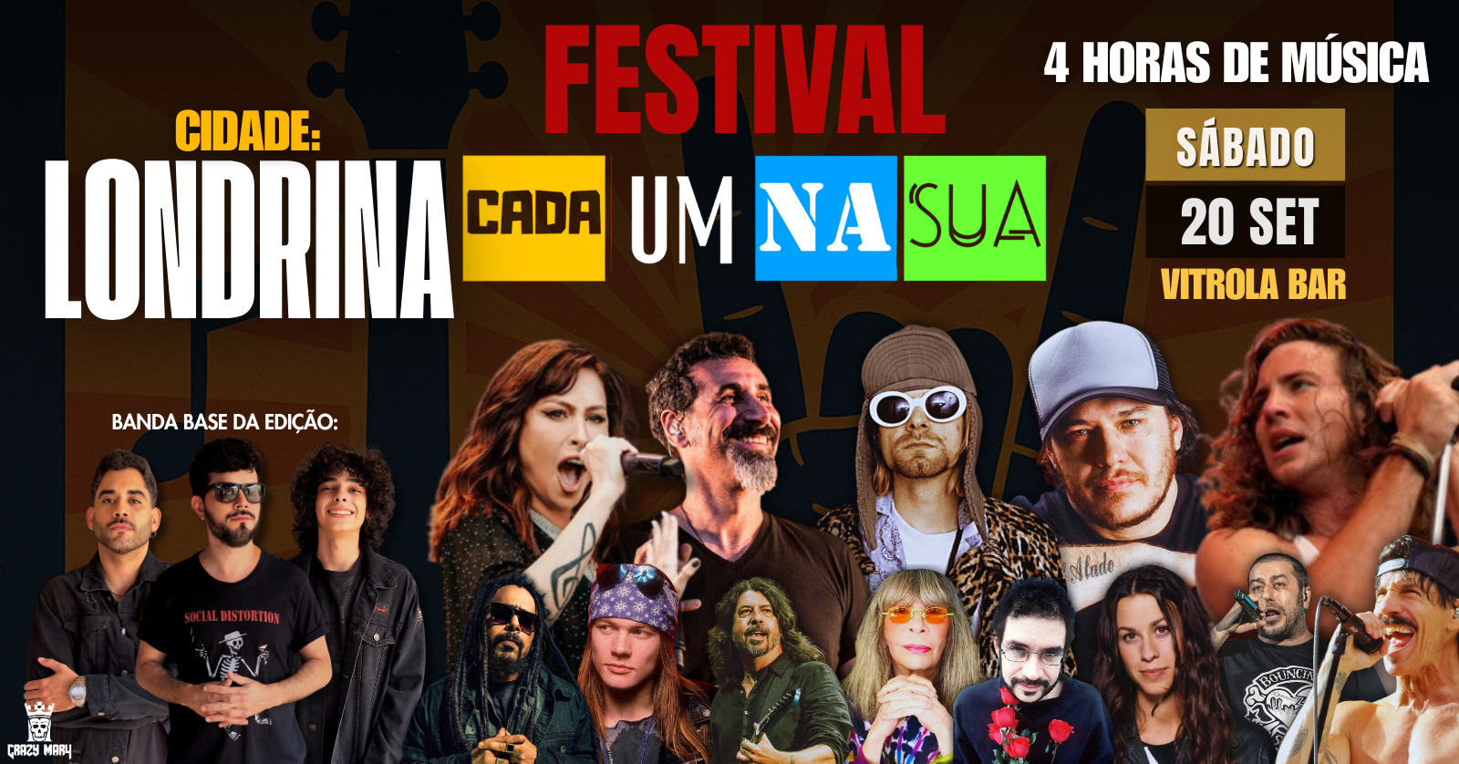 Festival Cada Um Na Sua em Londrina - PR em Londrina - Sympla