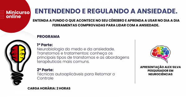 Imagem do evento Entendendo e Regulando a Ansiedade: Das Neurociências à Prática Diária.