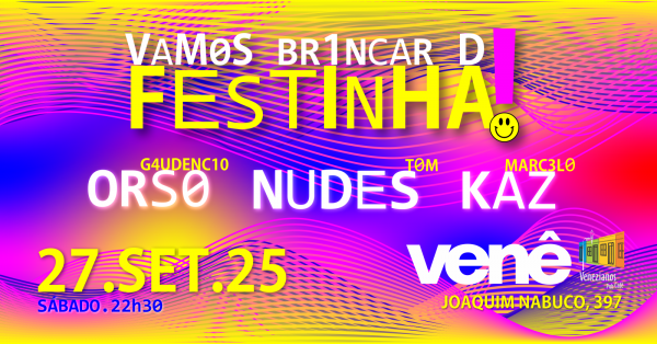 Imagem do evento Vamos Brincar de Fest1nha!