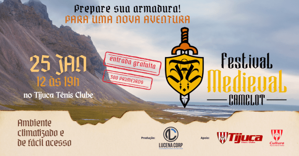 Imagem do evento Festival Medieval Camelot 2° Edição