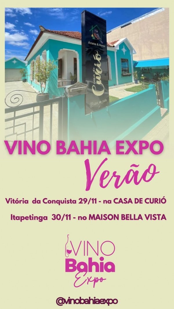 VINO BAHIA EXPO 3ª EDIÇÃO