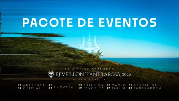 Imagem do evento PACOTE EVENTOS :: Réveillon 2026 :: 27.12 / 28.12 / 29.12 / 30.12 & 31.12