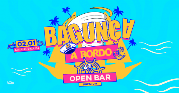 Imagem do evento Bagunça a Bordo - 02 de Janeiro