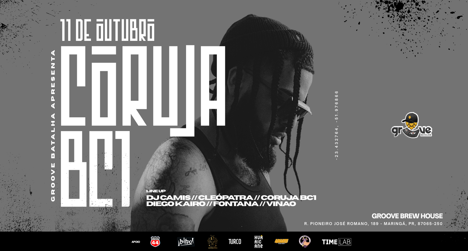 Image for the event: RAP NACIONAL CORUJA  BC1