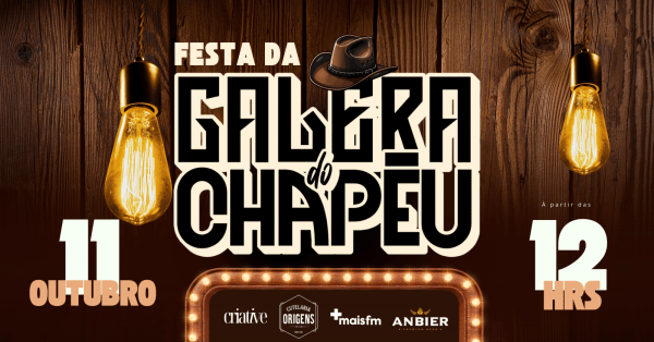 Imagem do evento Festa da Galera do Chapeu!