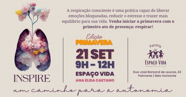 Imagem do evento Inspire - Um Caminho para a Autonomia (Edição Primavera 2025)