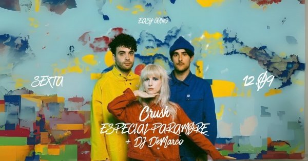 Imagem do evento Noite de show tributo ao Paramore