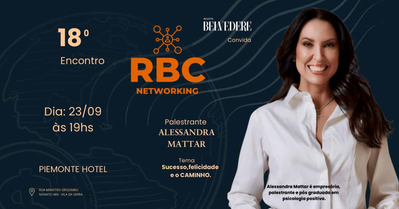 Networking Event Rbc 18o ENCONTRO RBC NETWORKING em Nova Lima - Sympla