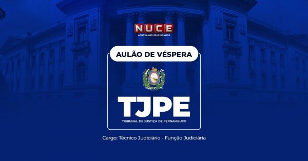 Aulão De Véspera Tjpe Em Recife Sympla