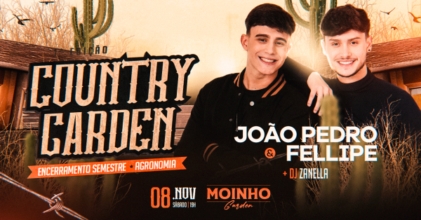 Imagem do evento MOINHO GARDEN - COUNTRY GARDEN
