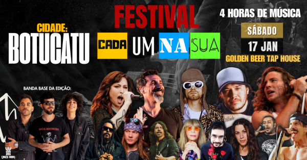 Imagem do evento Festival Cada Um Na Sua em Botucatu - SP