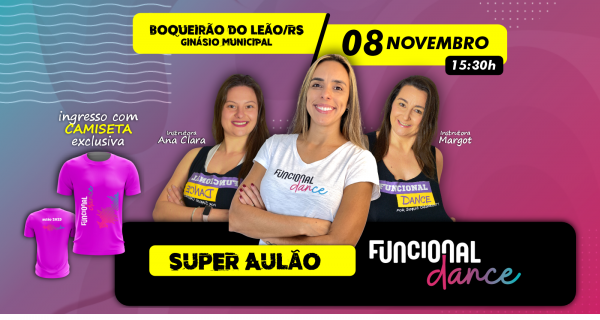Imagem do evento Aulão Funcional Dance Boqueirão do Leão/RS