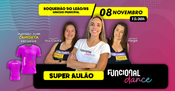 Imagem do evento Aulão Funcional Dance Boqueirão do Leão/RS