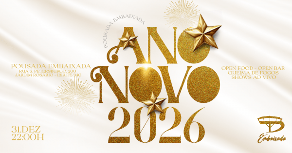 Imagem do evento Réveillon 2026 - Pousada Embaixada
